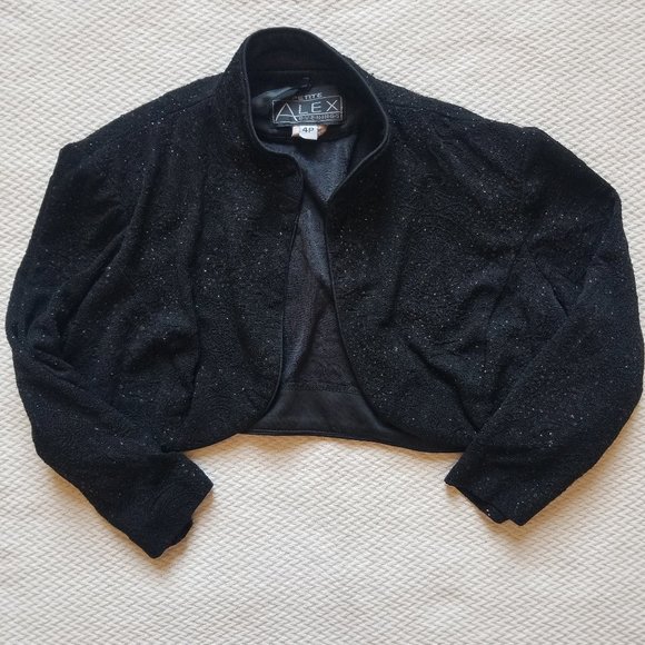Alexa black sparkle bolero 4P - Picture 1 of 3